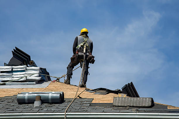 Professional Flat Roof Repair technician working in Onalaska, WI